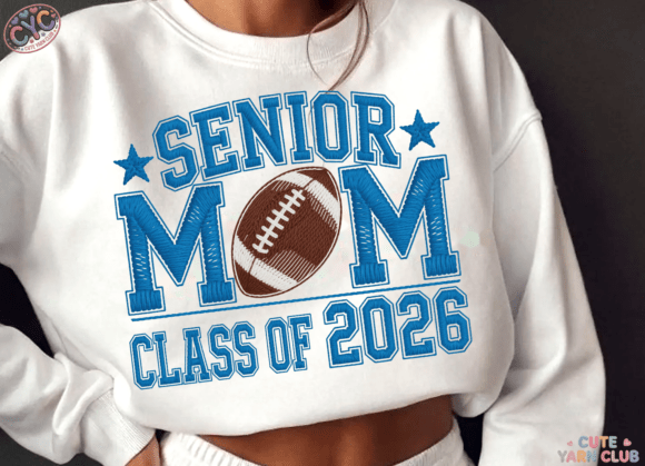 Celebrate the Senior Mom with a Custom Football Shirt Design