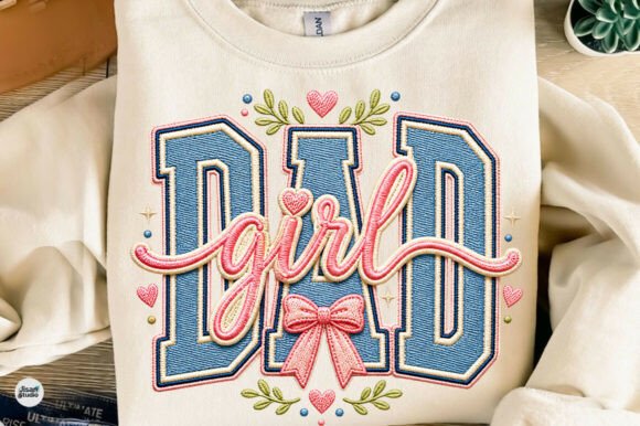 Daddy Girl Bow PNG: Perfect for Father's Day Designs