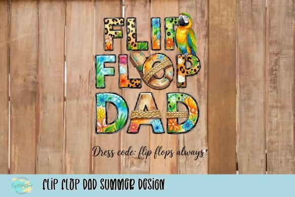 Flip Flop Dad Summer Design: Your Ticket to Vibrant Creativity
