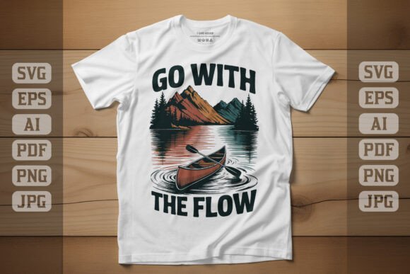 Go with the Flow: Lake Adventure Design for POD & Branding