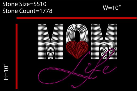 Mom Life, Rhinestone Design: Sparkling Creativity for Every Project