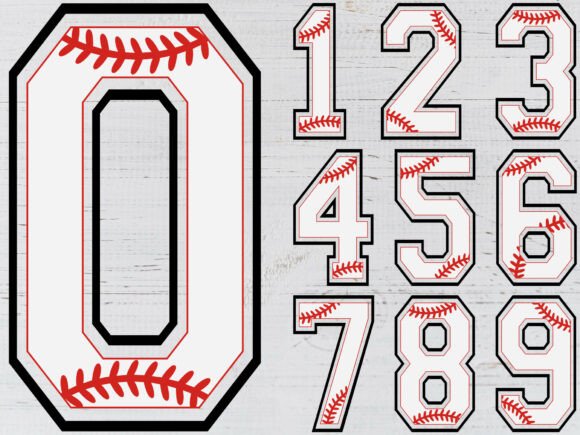Score a Home Run with Your Next Project: The Baseball Team Numbers Shirt Design, Base