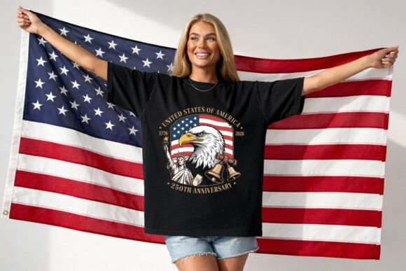 USA 250th Anniversary Eagle PNG Design: Your 2026 Patriotic Asset