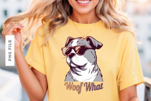 Woof What T-shirt Design: Your Next Favorite Graphic Asset